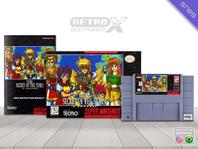 Secret of Stars Tecmo Custom 1 AQ Super Nintendo Completo