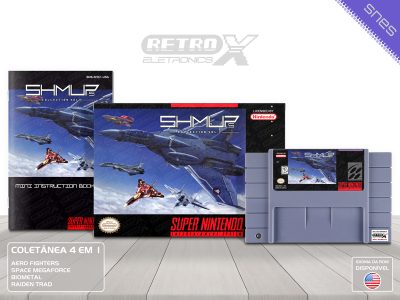 Shmups Collection Vol 1 SHC1 Super Nintendo Completo - coletanea