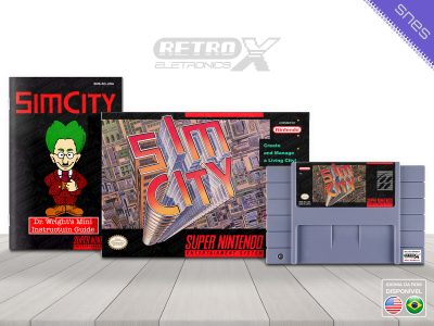 Sim City SC Super Nintendo Completo