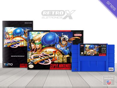 Sonic Blast Man 2 2C Super Nintendo Completo Cartucho Azul