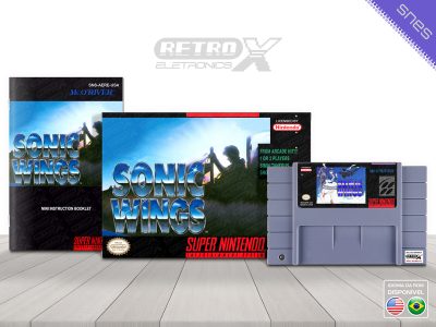 Sonic Wings AERE Super Nintendo Completo