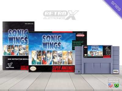 Sonic Wings CUSTOM Super Nintendo Completo