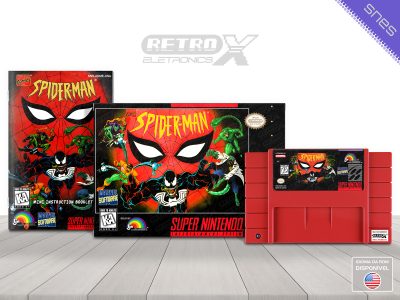 Spider-Man ADME Super Nintendo Completo Cartucho Vermelho