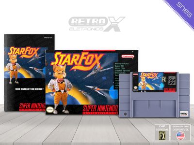 Star Fox 1 FO Super Nintendo Completo - chip especial