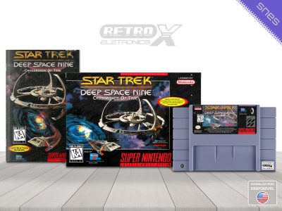 Star Trek Deep Space Nine Crossroads of Time A8DE Super Nintendo Completo