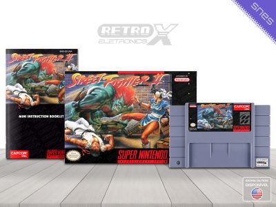 Street Fighter II S2 Super Nintendo Completo
