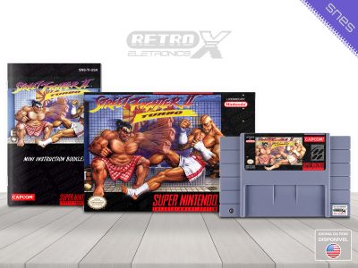 Street Fighter II Turbo TI Super Nintendo Completo