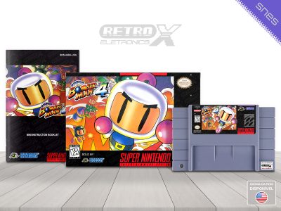 Super Bomberman 4 A4BE Super Nintendo Completo