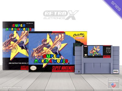 Super Marina World SMW Super Nintendo Completo - hack