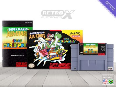 Super Mario All-Stars + Super Mario World M5 Super Nintendo Completo