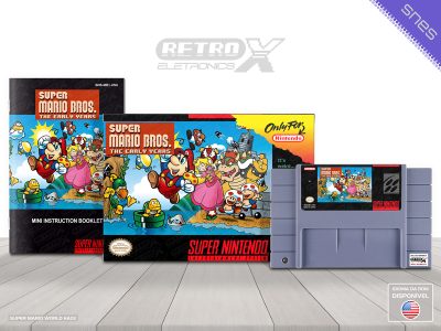 Super Mario Bros The Early Years MB1 Super Nintendo Completo - hack