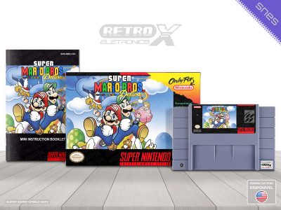 Super Mario Bros The Lost Levels Deluxe MBD Super Nintendo Completo - hack