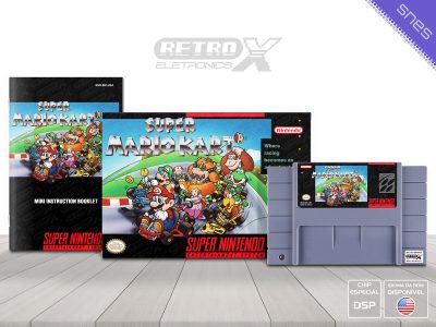 Super Mario Kart MK Super Nintendo Completo - chip especial