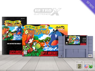 Super Mario World 2 Yoshi Island YI Super Nintendo Completo - chip especial