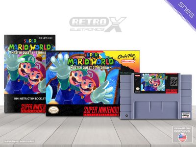 Super Mario World Master Quest 7 MQ7R Super Nintendo Completo - hack