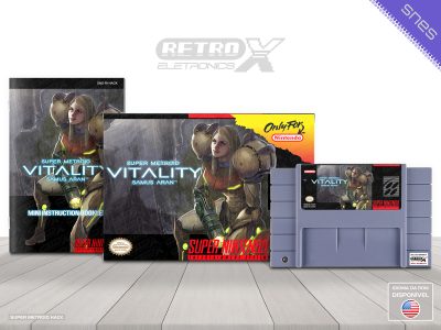 Super Metroid Vitality HACK Super Nintendo Completo - hack