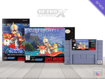 Super Shell Monsters Story ADKE Super Nintendo Completo