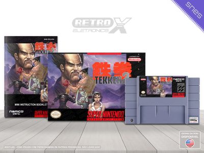 Tekken 2 TK2 Super Nintendo Completo - bootleg
