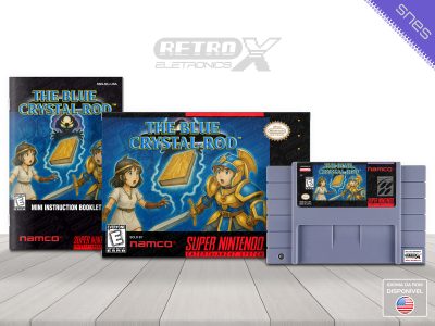 The Blue Crystal Rod NU Super Nintendo Completo