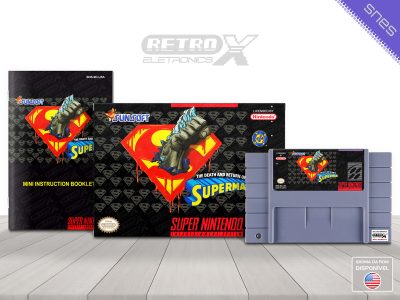 The Death and Return of Superman 9D Super Nintendo Completo