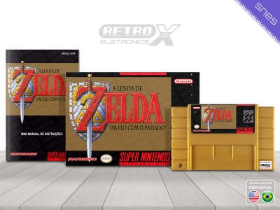 The Legend Of Zelda A Link To The Past Playtronic Super Nintendo Completo Cartucho Dourado