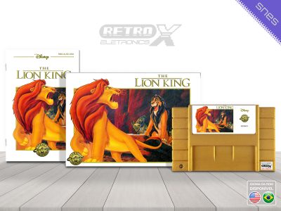 The Lion King The ALKE iam8bit Super Nintendo Completo Cartucho Dourado