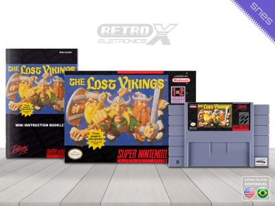 The Lost Vikings 1 LV Super Nintendo Completo