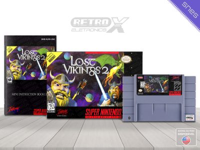 The Lost Vikings 2 ALVE Super Nintendo Completo
