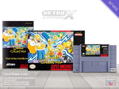 The Simpsons Collection TSPC Super Nintendo Completo - coletanea