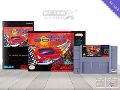 Top Gear 3000 A3TE Super Nintendo Completo - chip especial