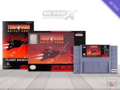 Turn and Burn No-Fly Zone ZN Super Nintendo Completo
