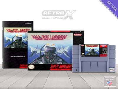 UN Squadron E8 Super Nintendo Completo