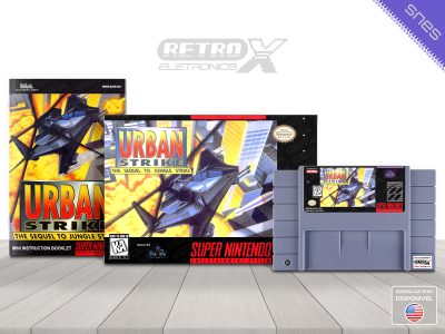 Urban Strike The Sequel To Jungle Strike AUSE Super Nintendo Completo