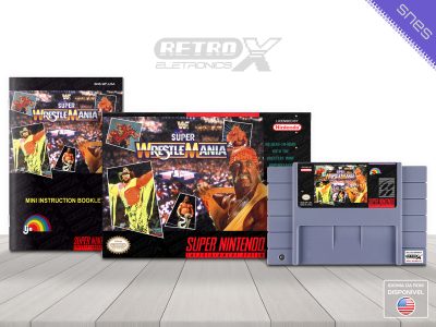 WWF Super WrestleMania WF Super Nintendo Completo