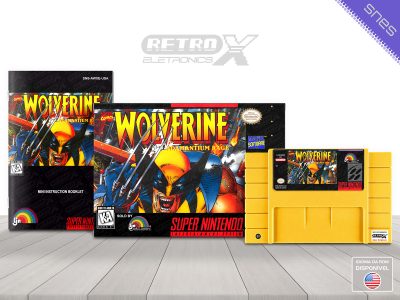 Wolverine Adamantium Rage AWXE Super Nintendo Completo Cartucho Amarelo