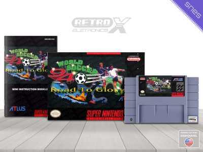 World Soccer 94 Road to Glory WO Super Nintendo Completo