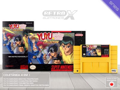 Yuyu Hakusho Collection YUYU Super Nintendo Completo - coletanea Cartucho Amarelo